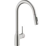 KeraDomo Armatur MANIA SOFT mit herausziehbarer Handbrause / Systemceram