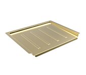 CARESSI mobile Edelstahl Tropffläche für R0/R10 Spülen mit 40 cm Becken / Edelstahlabtropffläche