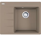 FRANKE Spüle CENTRO CNG 611-62 mit Excenterbedienung Drehknopf Edelstahl / Ausschnittmaß 600 x 480 mm R15 / Granitspüle