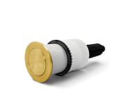 KeraDomo Premium Drehexcenterbetätigung in CHROM, EDELSTAHL, SCHWARZ oder GOLDFARBEN / Excenterbedienung / Systemceram