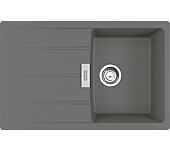 FRANKE Spüle CENTRO CNG 611-78 mit Excenterbedienung Drehknopf Edelstahl / Ausschnittmaß 760 x 480 mm R15 / Granitspüle