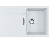 FRANKE Spüle CENTRO CNG 611-78 mit Excenterbedienung Drehknopf Edelstahl / Ausschnittmaß 760 x 480 mm R15 / Granitspüle