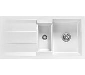 Flächenbündige Spüle KeraDomo GENEA 100 F von Systemceram / Einbauspüle / Flächenbündig