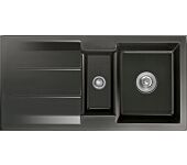 Flächenbündige Spüle KeraDomo GENEA 100 F von Systemceram / Einbauspüle / Flächenbündig