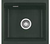 Flächenbündige Spüle KeraDomo KARA 51 F/o mit Medio-Matte / ab Schrankbreite 50 cm / Einbauspüle