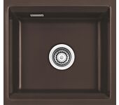 Flächenbündige Spüle KeraDomo KARA 51 F/o mit Medio-Matte / ab Schrankbreite 50 cm / Einbauspüle