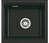 Flächenbündige Spüle KeraDomo KARA 51 F/o mit Medio-Matte / ab Schrankbreite 50 cm / Einbauspüle