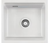 Flächenbündige Spüle KeraDomo KARA 51 F/o mit Medio-Matte / ab Schrankbreite 50 cm / Einbauspüle