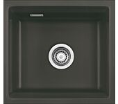 Flächenbündige Spüle KeraDomo KARA 51 F/o mit Medio-Matte / ab Schrankbreite 50 cm / Einbauspüle