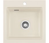 Flächenbündige Spüle KeraDomo KARA 51 F mit Medio-Matte / ab Schrankbreite 50 cm / Einbauspüle