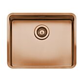 REGINOX Edelstahlspüle OHIO 50x40 (L) OKG in neuen PVD Farben ab Schrankbreite 60 cm / Flächenbündig / Flacheinbau / Unterbau