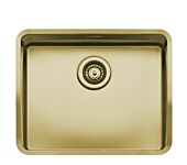 REGINOX Edelstahlspüle OHIO 50x40 (L) OKG in neuen PVD Farben ab Schrankbreite 60 cm / Flächenbündig / Flacheinbau / Unterbau