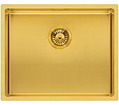 REGINOX Spüle MIAMI 50 x 40 mit Handbetätigung / PVD-Beschichtung / Spülbecken
