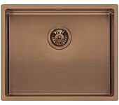 REGINOX Spüle MIAMI 50 x 40 mit Handbetätigung / PVD-Beschichtung / Spülbecken