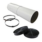 Umluftset QuickFix inkl. Aktivkohlefilter für Franke Dunstabzugshauben SWING FSW 918 XS und Linfa FDL 664/764/964 XS