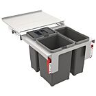 FRANKE Abfallsorter 32 (8 + 2x12) Liter GARBO 50-3 ab 50 cm Schrankbreite