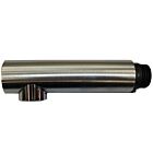 Ersatzbrausekopf 133.0005.285 für Franke Armaturen TYP 251, 261 und 390-1 mit Zugauslauf bis 2011, Edelstahl-Optik / Ersatzteil / Brauseauslauf / Franke