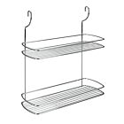 METALTEX 350314 Lonardo Vorratsregal, 2 Etagen / Relingsystem