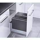 HAILO 3631491 Abfallsammler 36 (2x18) Liter TRIPLE XLfür 45 cm Schrankbreite