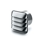 E-JAL Col® 150 Außenjalousie aus Edelstahl für Anschluss Rundrohr 150 mm / Rückstauklappe / Compair flow (System Ø 150)