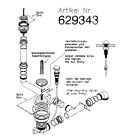 Ab- und Überlaufgarnitur für die Schock X-Tra R-125 und Classic R-100 Spüle / inkl. Bowdenzug / Spülenzubehör / Ablaufgarnitur