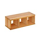 Schüttenkasten Rotbuche (ohne Schütten) für Bleikristall - Glasschütte 1/4 und Keramikschütte / Schütten-Box / Schütten / Mehlschütten / Glasschütten