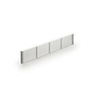 NABER 8033012 Sockel-Lüftungsgitter 1, silber, B 84 mm, L 480 mm