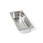RIEBER Restebecken-Einsatz 84020150 aus Edelstahl für Waterstation classic 100 / Resteschale / Einsatz / GN 2/8 gelocht / Gastro - Behälter