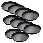 10er SET FMprofessional 8710 Pizzablech Ø 30 cm aus Blaublech / Pizzaform / Fackelmann