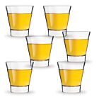 6er Set Whiskygläser á 26 cl aus gehärtetem Glas / Trinkglas / Trinkbecher / Whiskybecher / Softdrinkglas