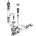 Ablaufgarnitur mit Siebkorb 3,5 Zoll mit Excenterbedienung für Systemceram Spülen CENTRA, DELTA, SIGMA, SINUS, VEGA, ALPHA Ergo u. ZETA