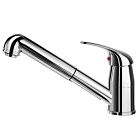 BLANCO Armatur DARAS-S 517731 CHROM mit schwenkbarem Zugauslauf / Einhebelmischer / Mischbatterie