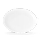 CreaTable - ITALIAN PARTY - Barbecueteller WHITE 33 cm aus Opalglas