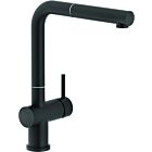 Reginox Armatur R31643 CEDAR BLACK mit ausziehbarem Auslauf / Küchenarmatur / Einhebelmischer / Mischbatterie schwarz