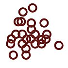 100er SET Dichtung 9 x 14 mm für Überwurfmutter 3/8 Zoll Fiber / Dichtungsring / Vulkanfiber-Ring / Dichtring / Faserdichtung /