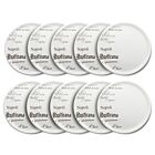 10er Set CreaTable - EUROPA GUSTOSO - Pizzateller 30,5 cm aus Porzellan mit Schriftdekor