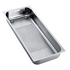 FRANKE Abtropfbecken 112.0057.850 aus Edelstahl gebürstet / Resteschale / Restebeckenschale