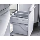 HAILO 3610-47 Abfallsorter 38 (2x19) Liter EURO CARGO S-45/2 für 45 cm Schrankbreite