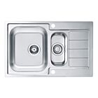 Flachrand Spüle ALVEUS LINE MAXIM 70 / flächenbündig / Edelstahlspüle