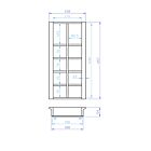Maßanfertigung AG3360 - Besteckeinsatz Free Classic 03000 mit Sondereinteilung / Nussbaum / 218 x 457 x 54 mm
