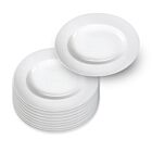 10er SET Pasta- und Spaghettiteller aus Porzellan von Holst Porzellan - Germany / Pastaplatte / Servierplatte / Porzellanplatte