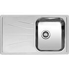 Reginox Elegance DIPLOMAT 10 ECO (R) Edelstahlspüle Auflage - Ausschnittmaß 840 x 480 mm / Edelstahl Spüle