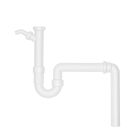 VIEGA-Simplex-Röhrensiphon 1 1/2 Zoll mit 40 mm Abgang und Geräteanschluss / Ablaufverbindung / Sifon / Abfluss / Geruchsverschluss / Traps