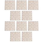 10er SET Medina Untersetzer Agadir, Keramik/Kork, 9,5 x 9,5 x 0,75 cm, DU0013