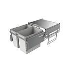 NABER Abfallsorter 38 (22 + 16) Liter COX® BASE 360 S/500-2 für 50 cm Schrankbreite