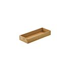 Modify Schale B 300 x T 117,5 x H 43 mm, Eiche hell / Besteckeinsatz Holz