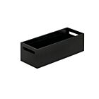 Modify Box 4 für Auszüge B 117,5 x T 300 x H 90 mm, Esche schwarz / Holzbox