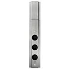 Energie-Ecksäule ST 3072/3 USB in EDELSTAHL mit 3 Steckplätzen / Mehrfachsteckdose / Ecksteckdose