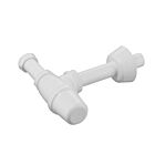 Flaschensiphon 1 1/4 Zoll mit 32 mm Wandanschluss und Rosette