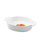 CreaTable Auflaufform oval 37 cm TRUE SCALE aus Steinzeug / Auflaufformen / Backofenform / Ofenform